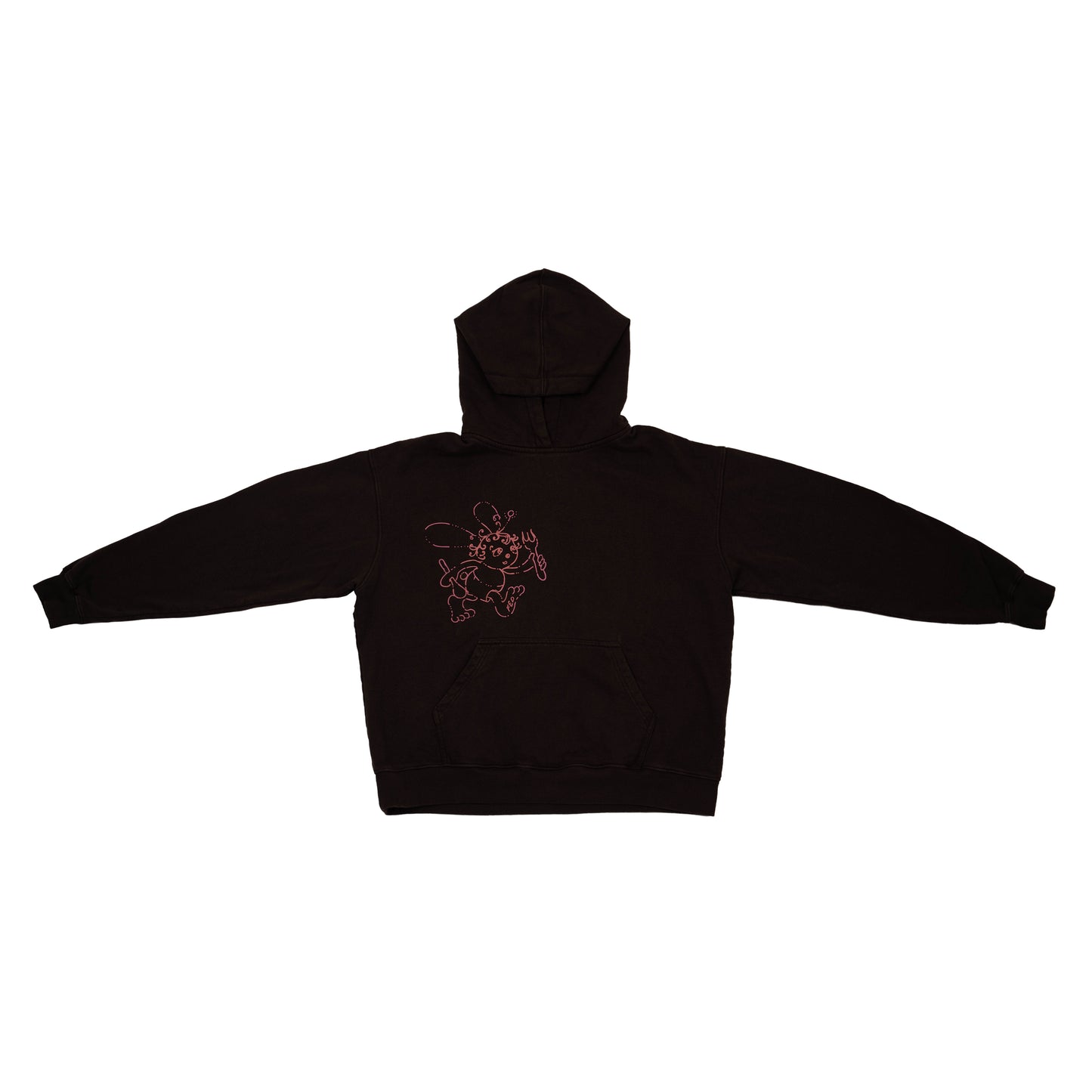 FED COCO WASHED HOODIE (BROWN)