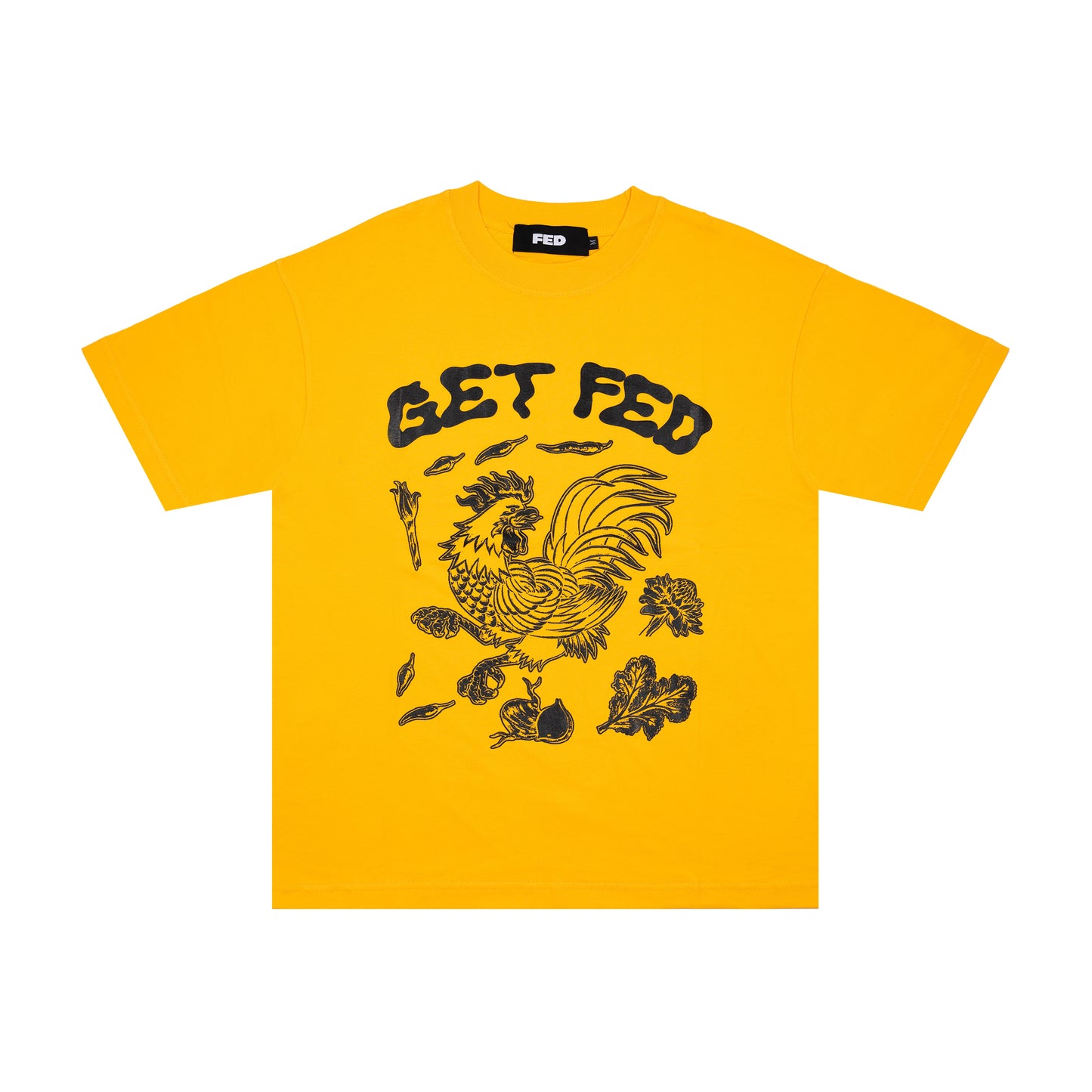 FED ROOSTER TEE (YELLOW)