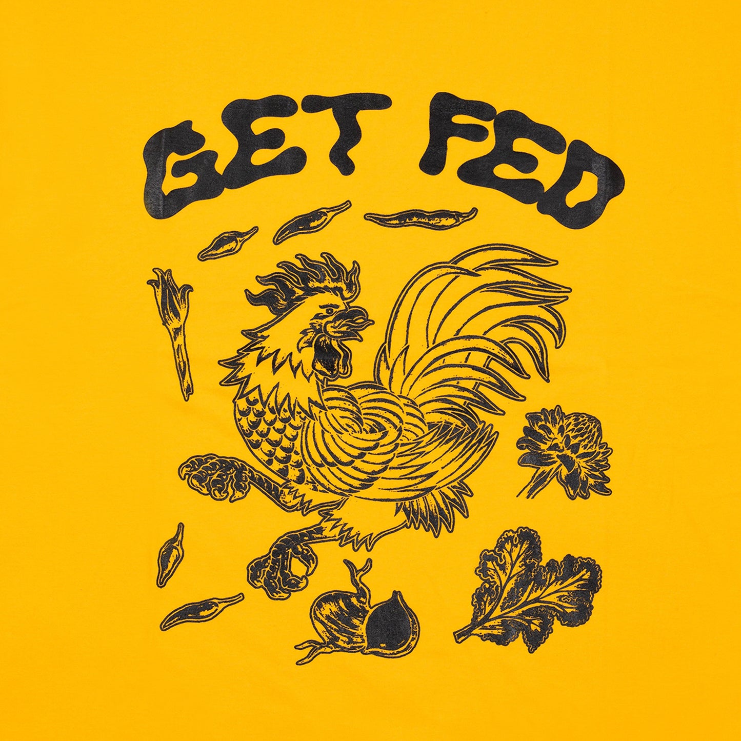 FED ROOSTER TEE (YELLOW)