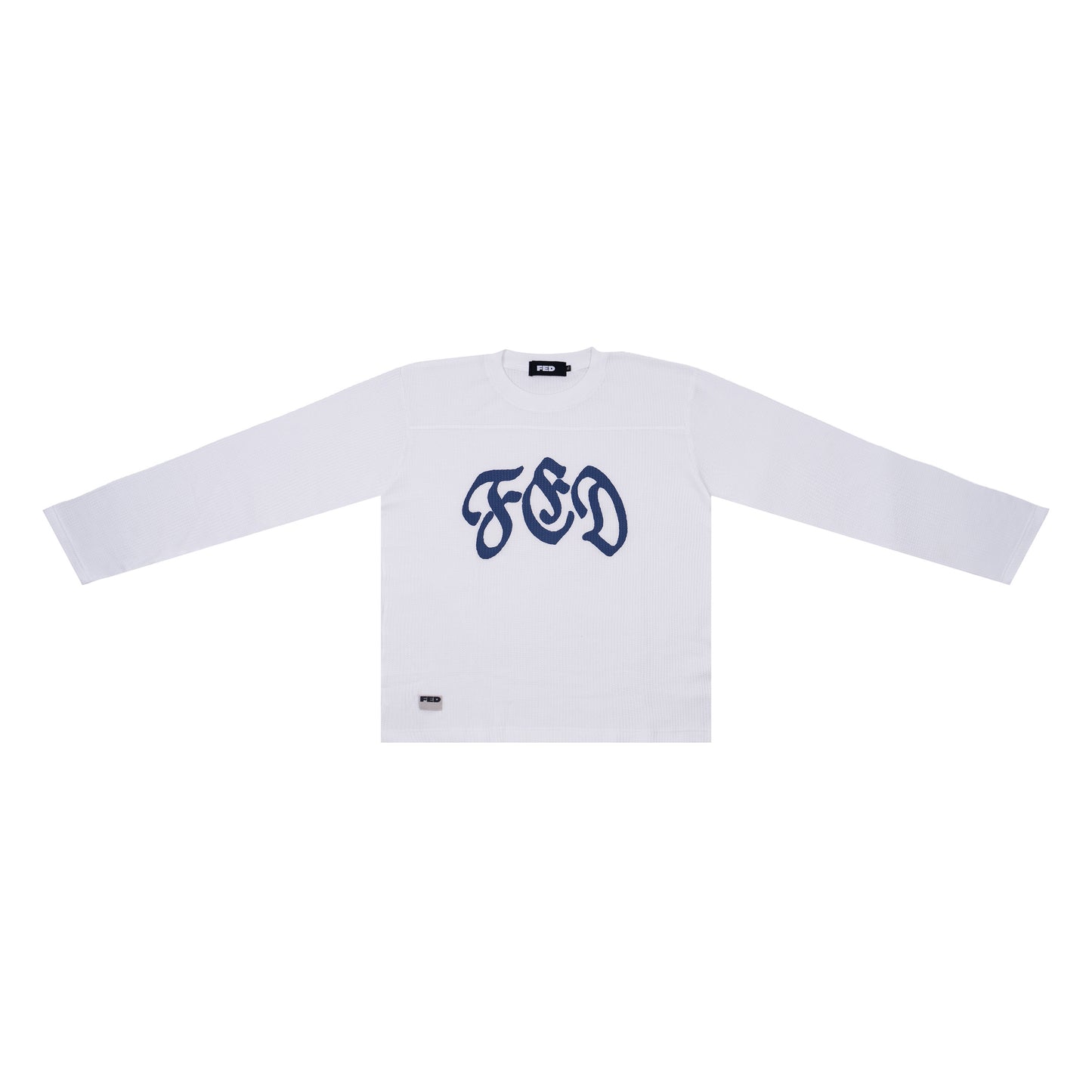 FED WAFFLE TEE (WHITE)
