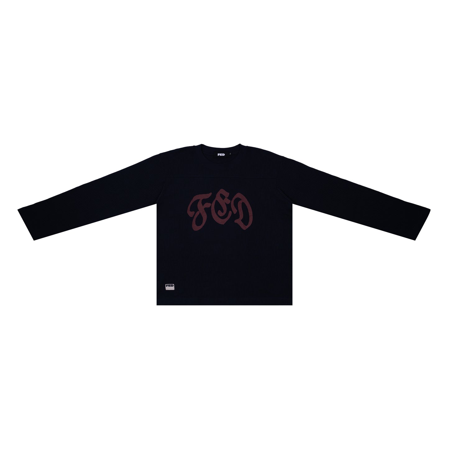 FED WAFFLE TEE (NAVY)