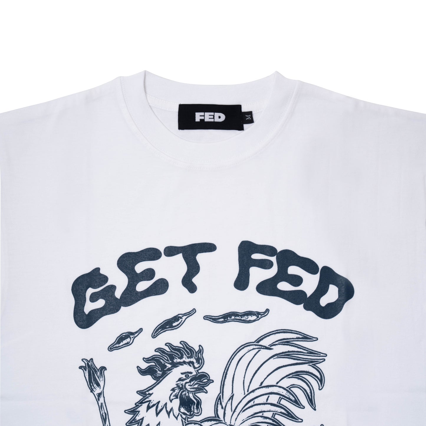 FED ROOSTER TEE (WHITE)