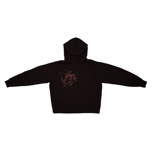 FED COCO WASHED HOODIE (BROWN)