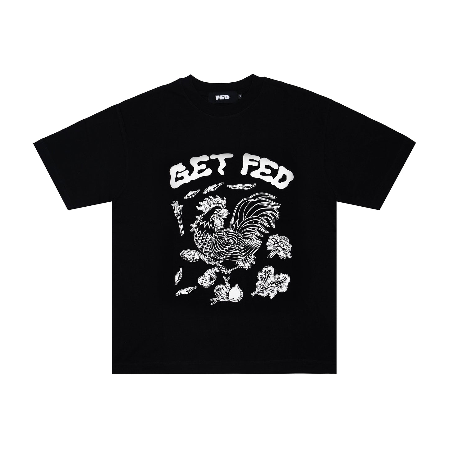 FED ROOSTER TEE (BLACK)
