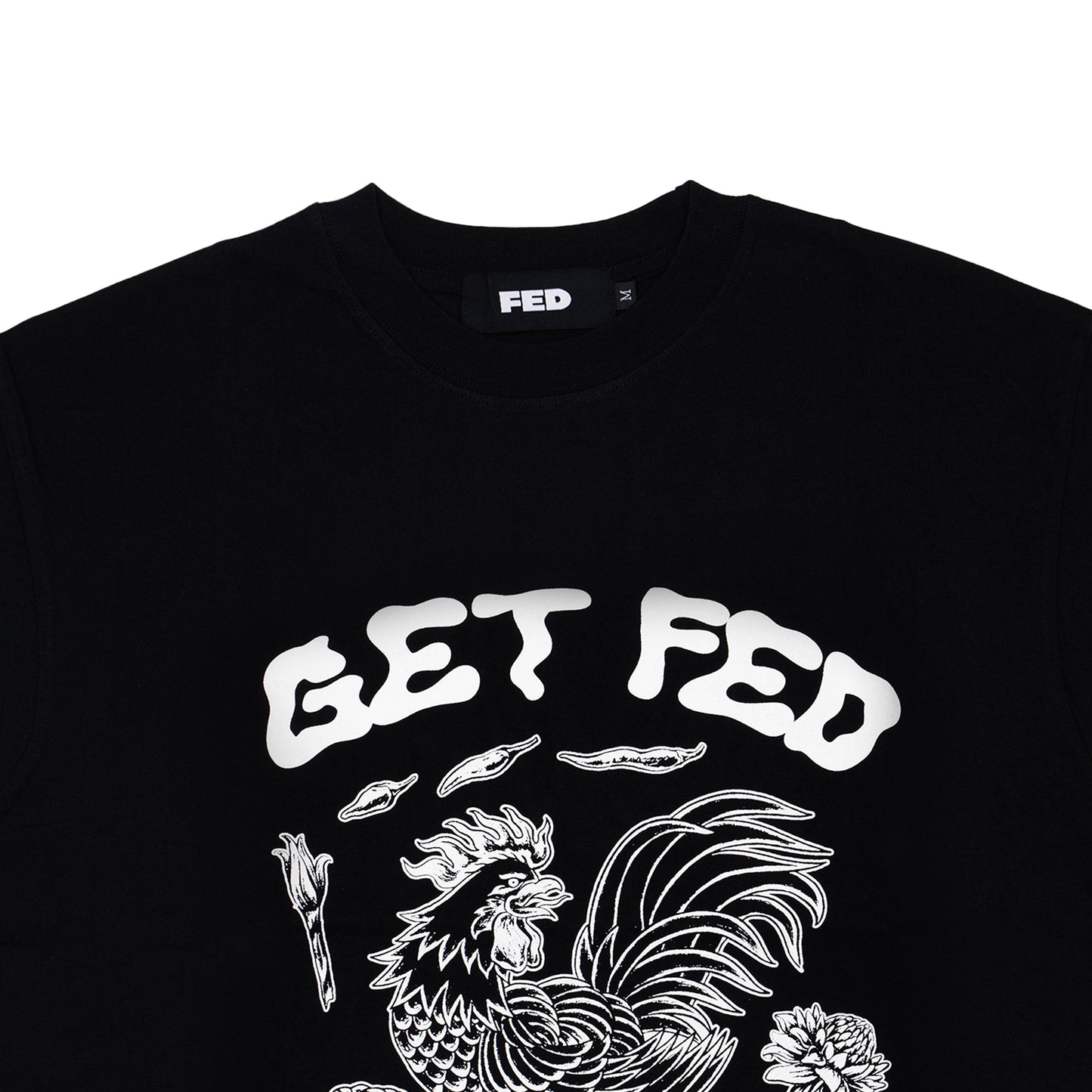 FED ROOSTER TEE (BLACK)