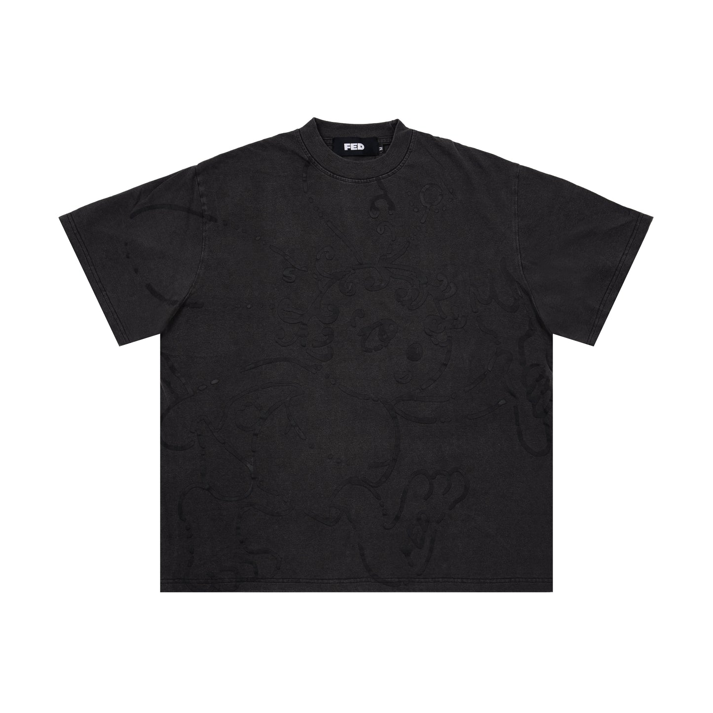 FED COCO WASHED TEE (GREY)