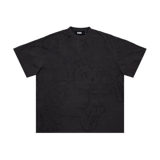 FED COCO WASHED TEE (GREY)