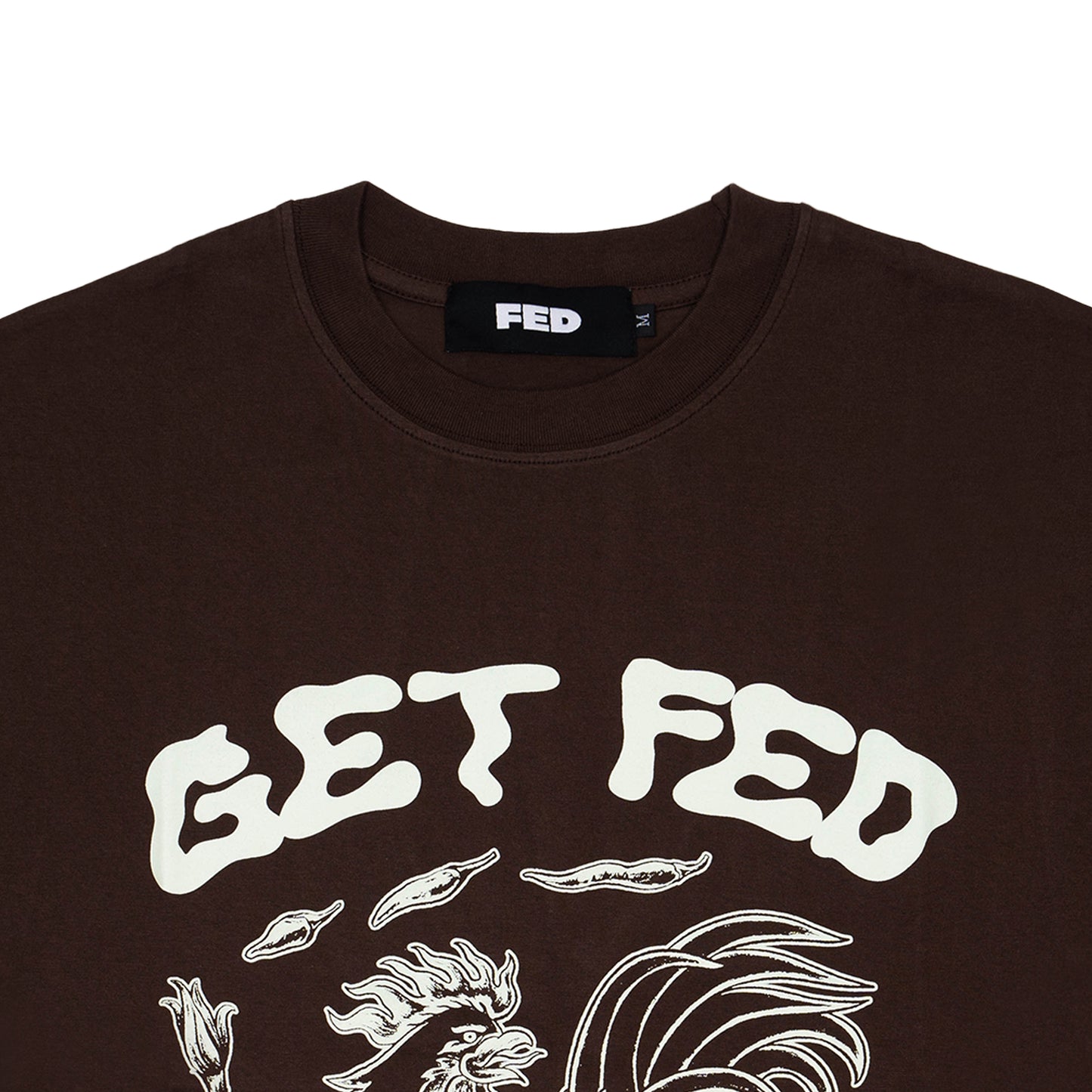 FED ROOSTER TEE (BROWN)