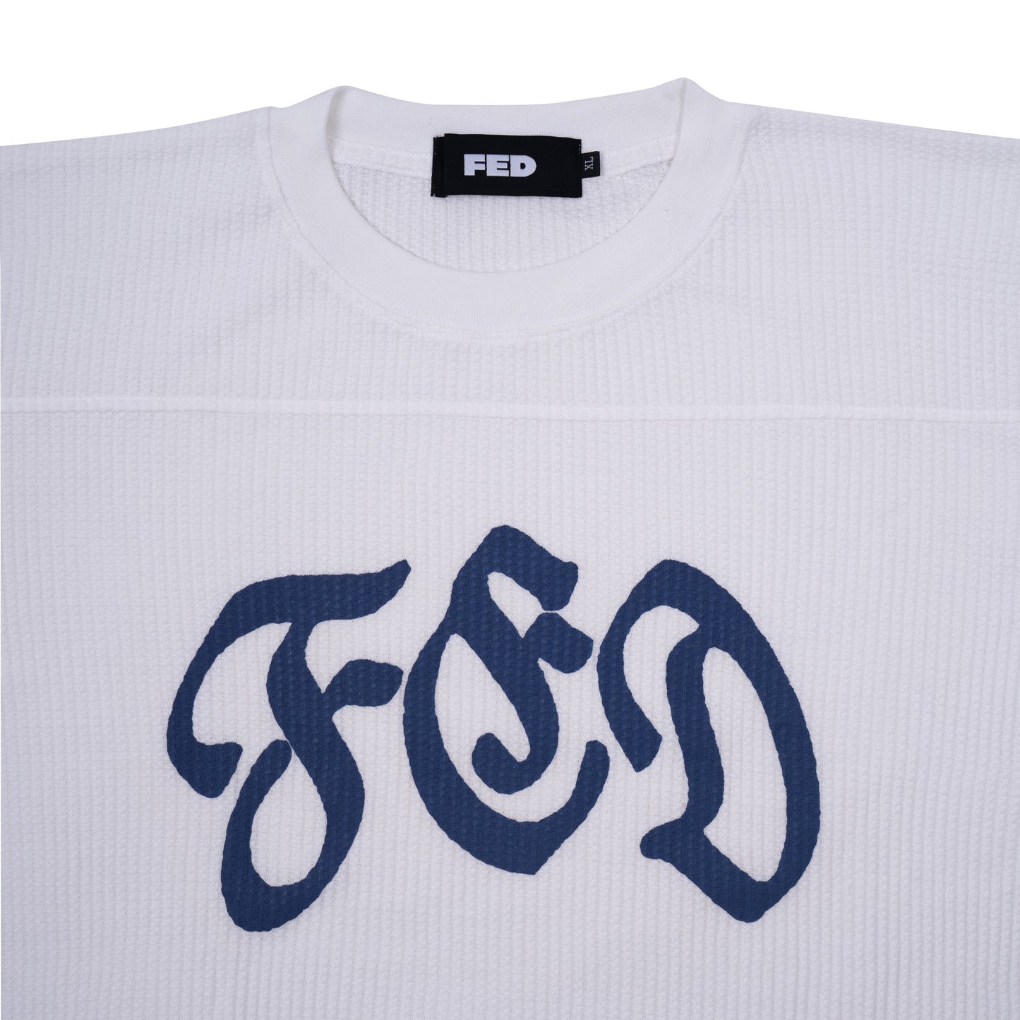 FED WAFFLE TEE (WHITE)