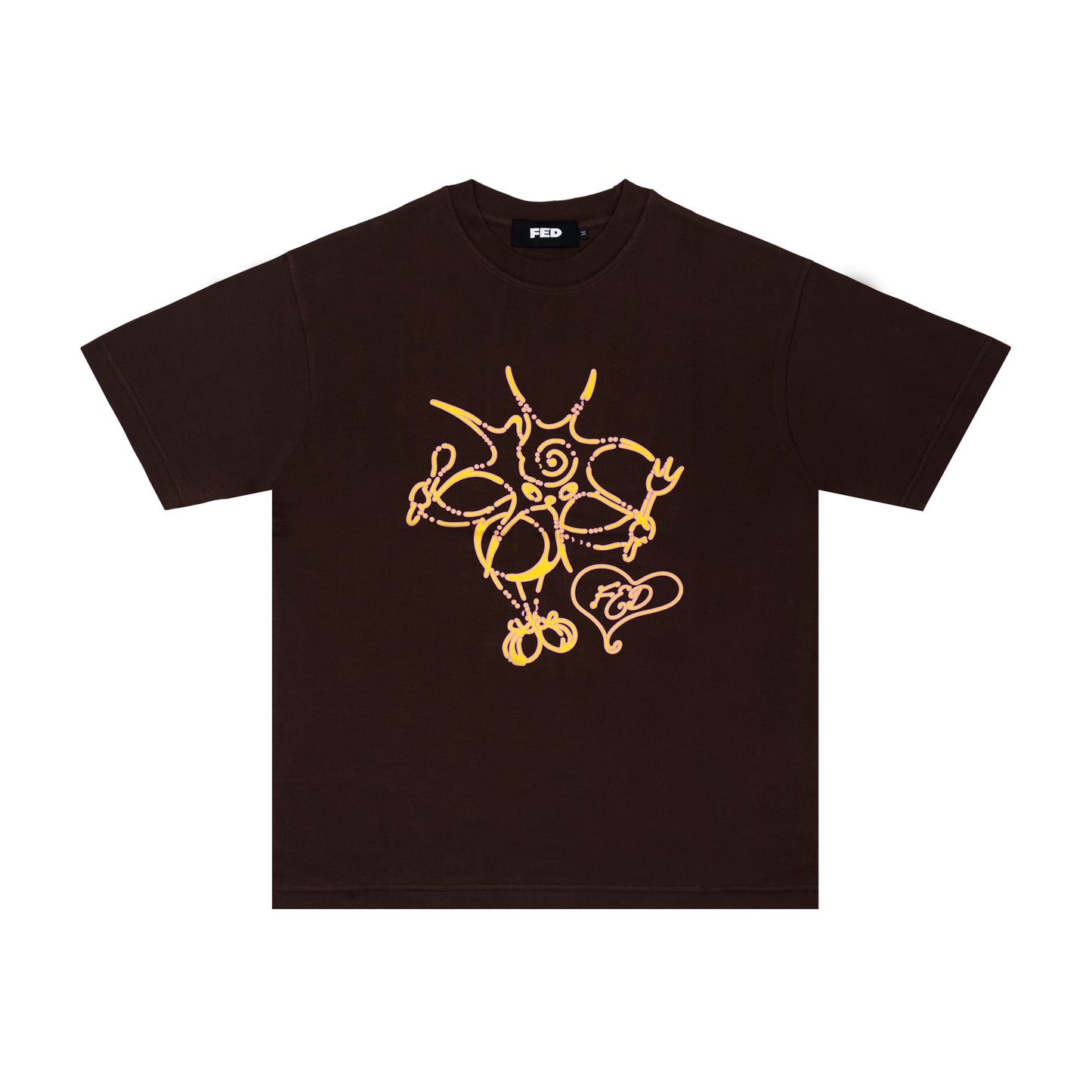 FED COCO TEE (BROWN)