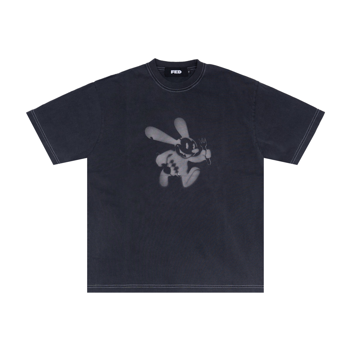 FED FADED SHORT SLEEVE (BLACK)
