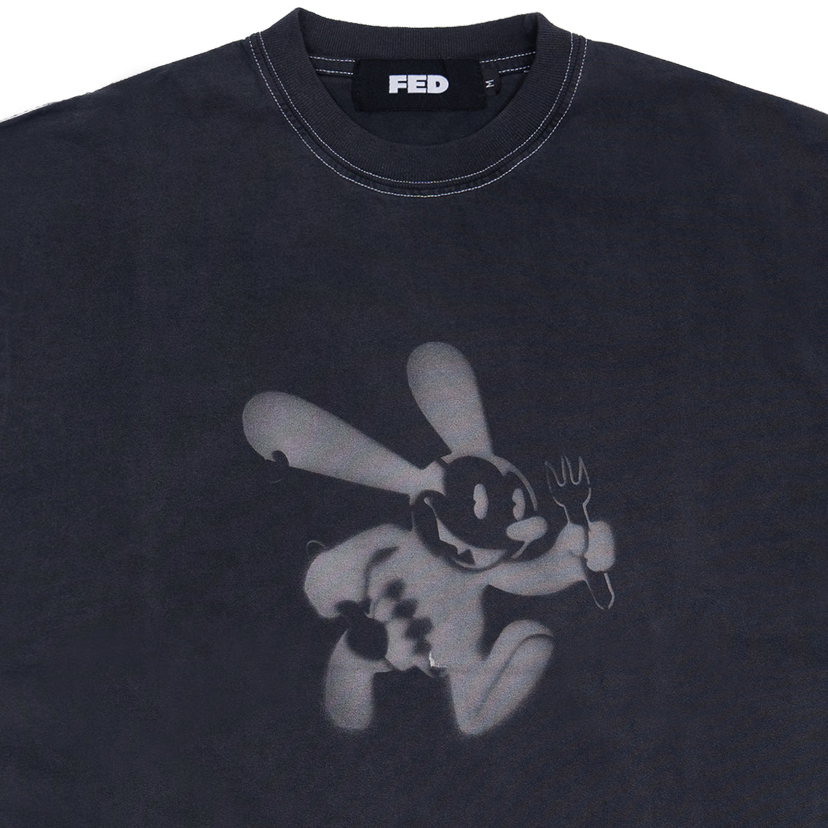 FED FADED SHORT SLEEVE (BLACK)