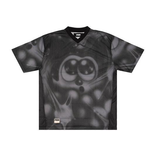 MIMI FOOTBALL JERSEY SHORT SLEVE (BLACK)