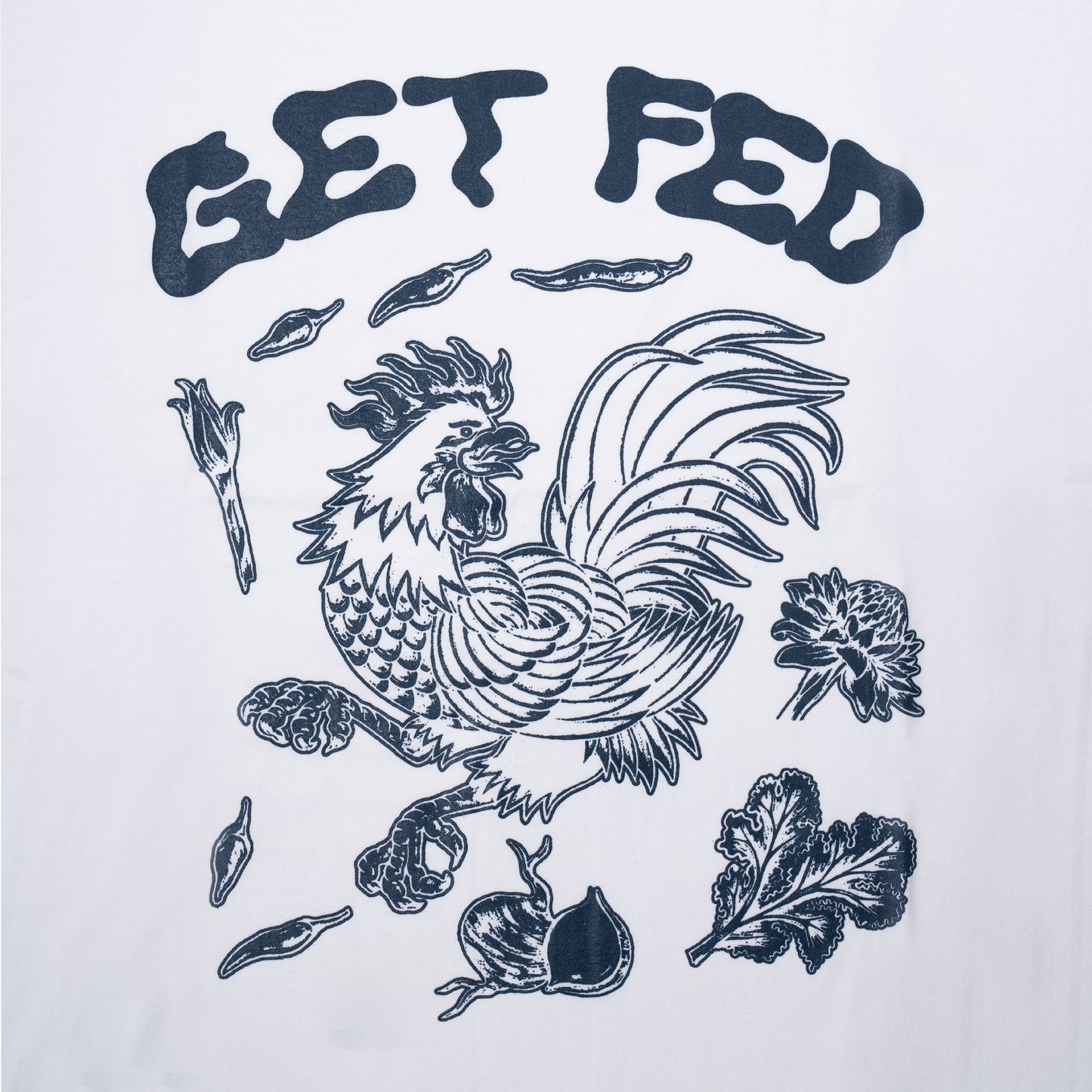 FED ROOSTER TEE (WHITE)