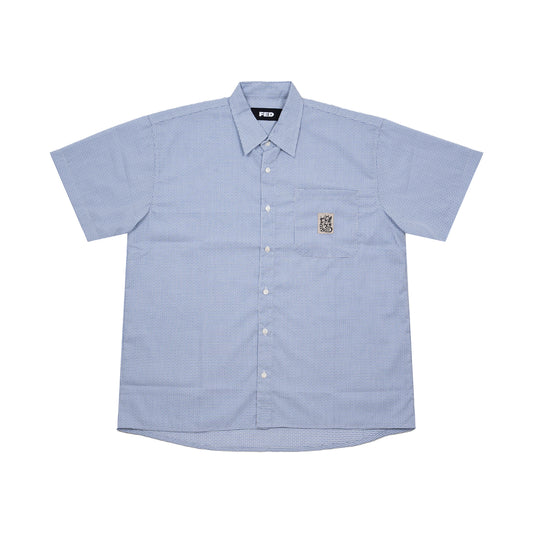 FED BIG CHECK SHIRT (GREY)
