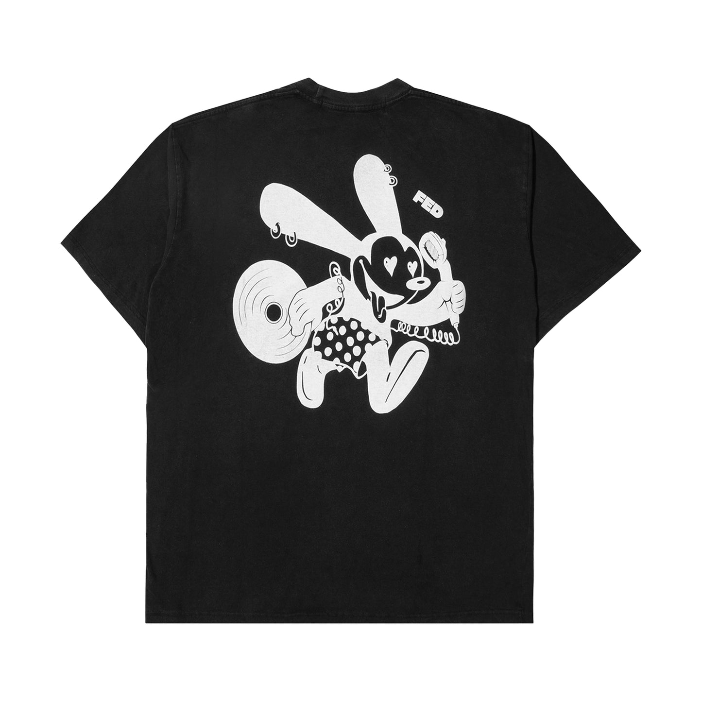 ZODIAC x FED T-shirt (Washed Black)